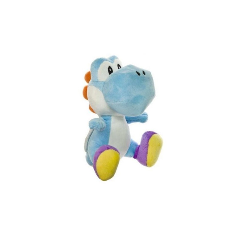 Boneco de Pelúcia Yoshi Azul Super Mario Nintendo