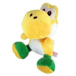 Boneco de Pelúcia Yoshi Amarelo Super Mario Nintendo