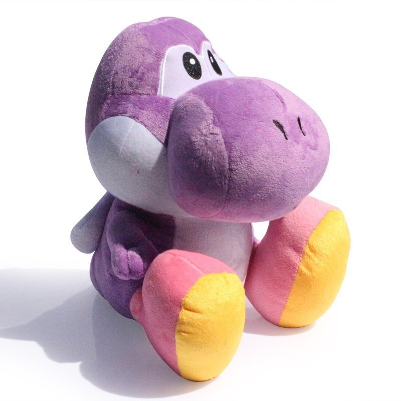 Boneco de Pelúcia Yoshi Roxo Super Mario Nintendo