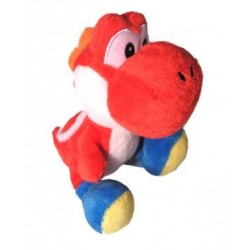 Boneco de Pelúcia Yoshi Vermelho Super Mario Nintendo