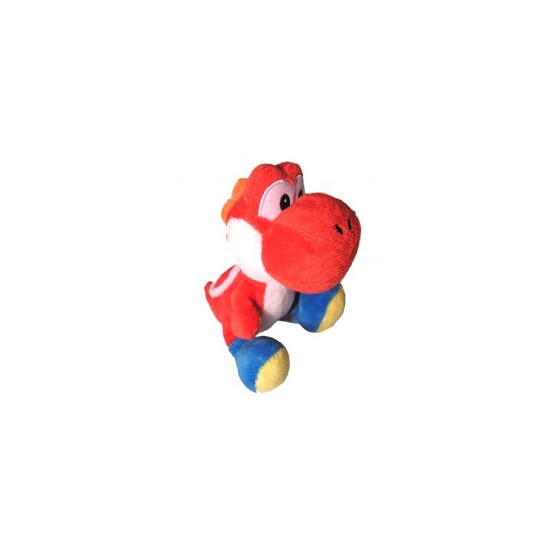 Boneco de Pelúcia Yoshi Vermelho Super Mario Nintendo