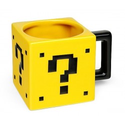 Caneca Quadradinho Surpresa Super Mário Nintendo Presente Geek