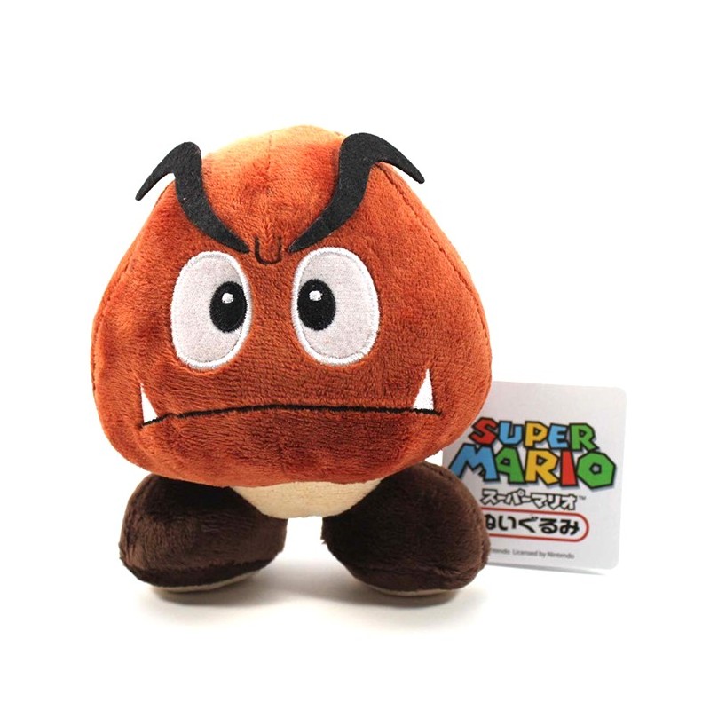 Boneco de Pelúcia Super Mario Nintendo Goomba 