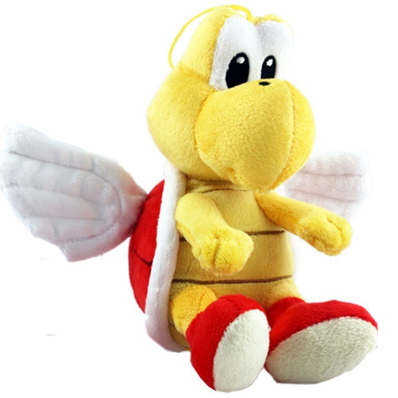 Boneco de Pelúcia Super Mario Tartaruga Koopa Paratroopa Nintendo