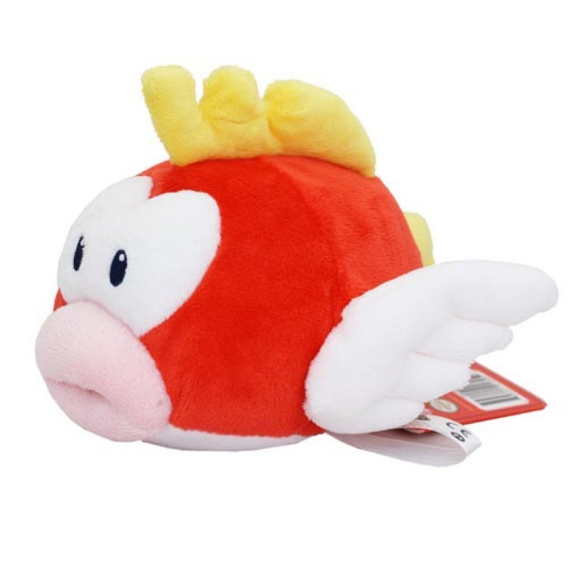 Boneco de Pelúcia Super Mario Peixe Cheep Cheep Nintendo