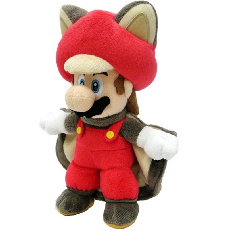 Boneco de Pelúcia Super Mário Esquilo Voador Nintendo