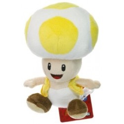 Boneco de Pelúcia Toad Amarelo Super Mário Nintendo