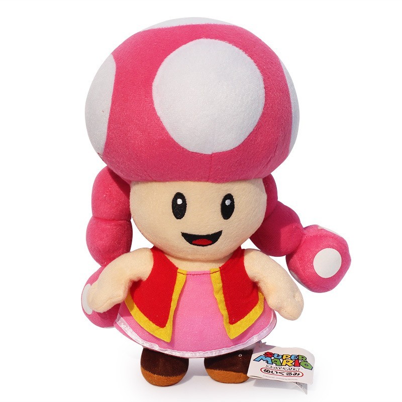 Boneco de Pelúcia Toadette Personagem Super Mário Nintendo