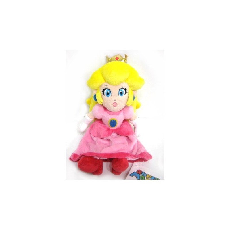 Boneco de Pelúcia Princesa Peach Personagem Super Mário Nintendo