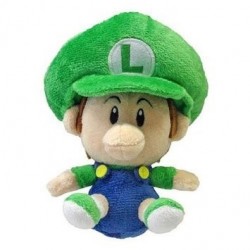 Boneco de Pelúcia Babi Luigi Personagem Super Mário Nintendo
