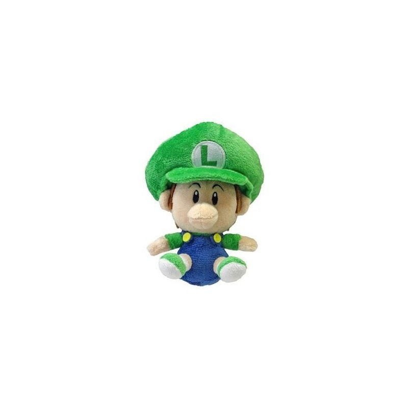 Boneco de Pelúcia Babi Luigi Personagem Super Mário Nintendo