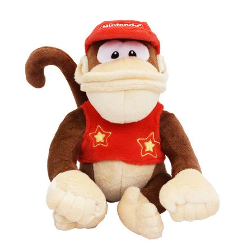 Boneco de Pelúcia Diddy Kong Personagens Jogos Nintendo