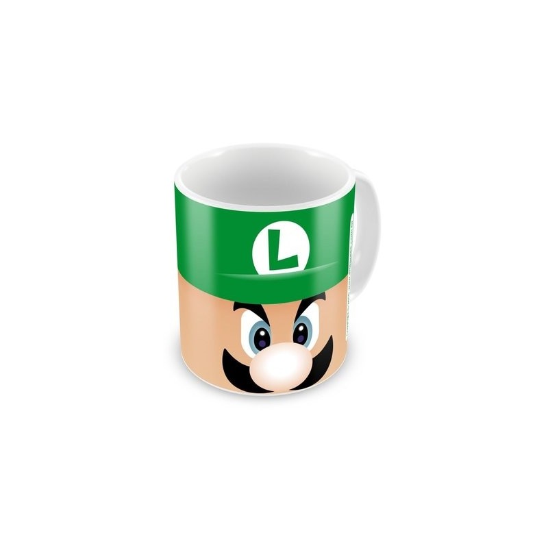 Caneca de Café Personagem Luigi Super Mário Verde