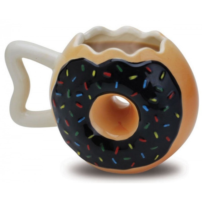 Caneca de Café Porcelana Donuts