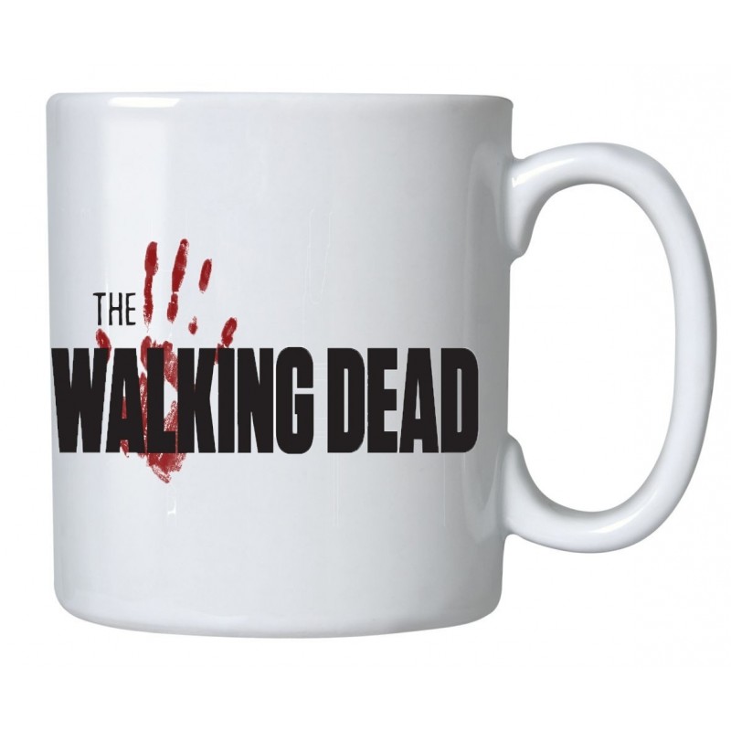 Caneca de Café Porcelana The Walking Dead Branca