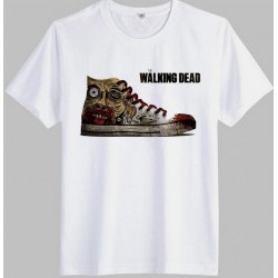 Camiseta Masculina Tênis The Walking Dead Branca