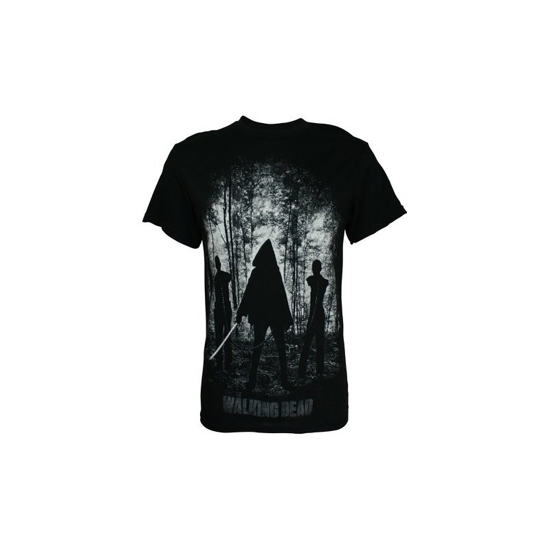 Camiseta Masculina Série The Walking Dead Michonne