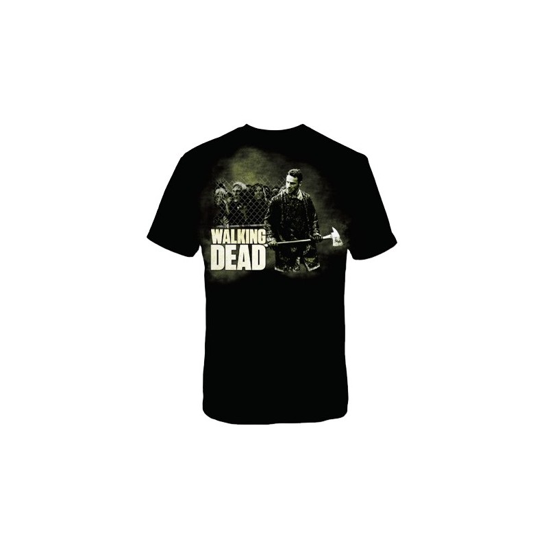 Camiseta Masculina Série The Walking Dead Rick Grimes