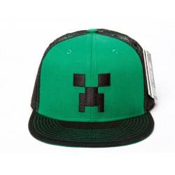 Boné Minecraft Verde Premium