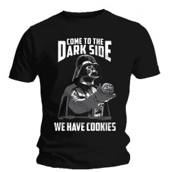 Camiseta Masculina Star Wars Venha para o Lado Negro da Força