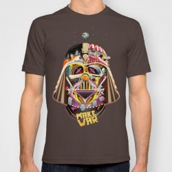 Camiseta Masculina Star Wars Darth Vader Marrom