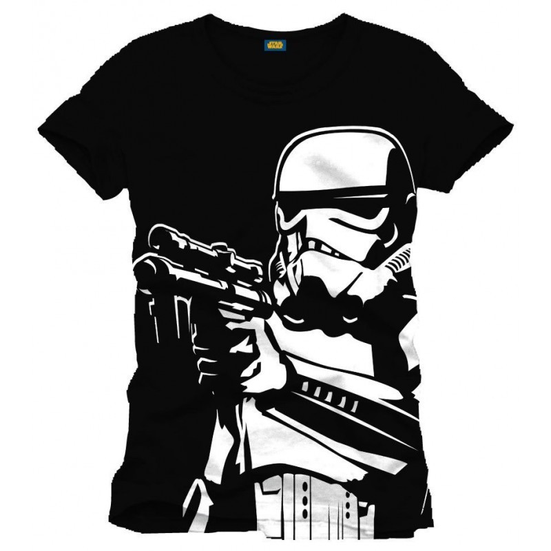 Camiseta Masculina Star Wars Clone Preta