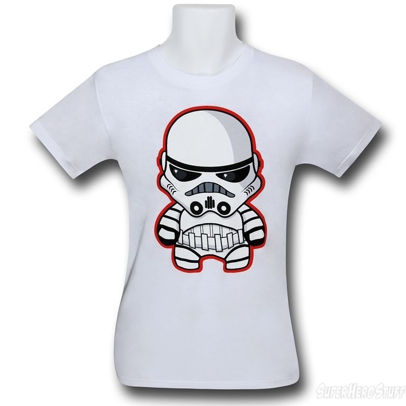 Camiseta Blusinha Feminina Star Wars Clone Branca