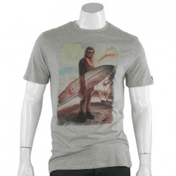 Camiseta Masculina Star Wars Chewbacca Chewie Surf Cinza