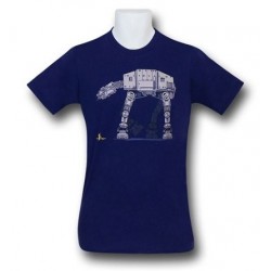 Camiseta Masculina Star Wars Azul