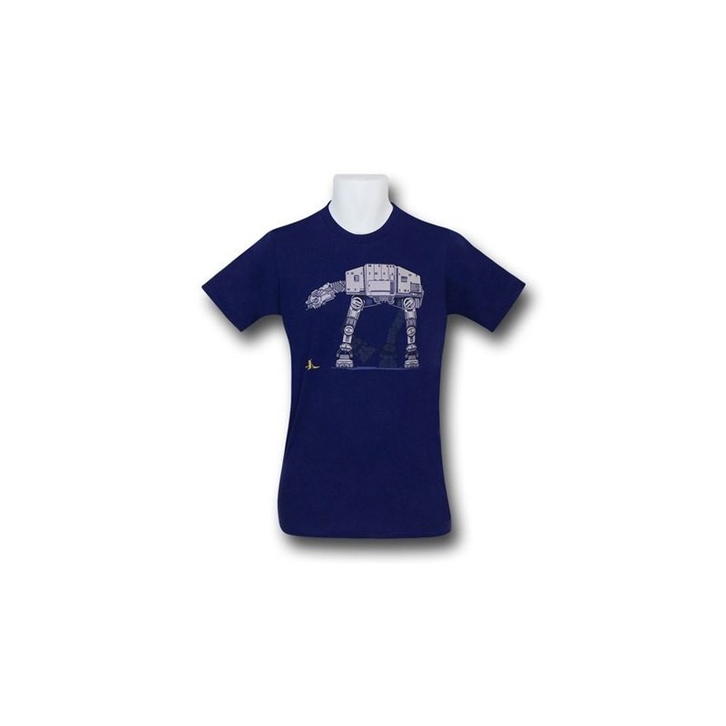 Camiseta Masculina Star Wars Azul