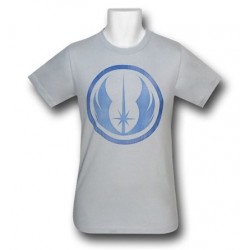 Camiseta Masculina Star Wars Símbolo Jedi Azul