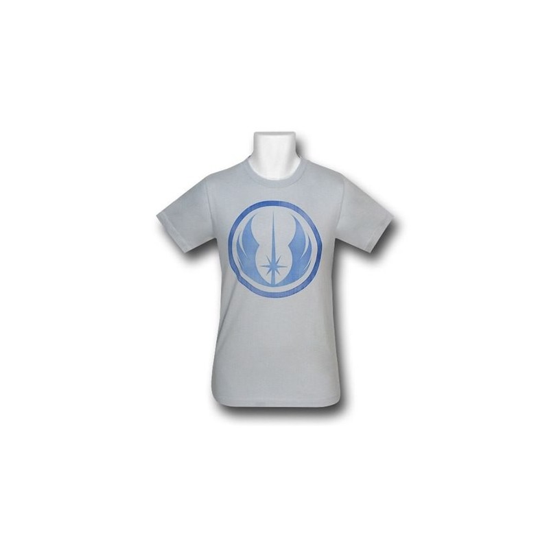 Camiseta Masculina Star Wars Símbolo Jedi Azul