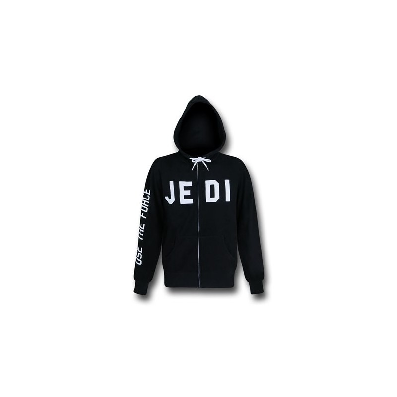 Blusa Jaqueta Masculina Jedi Star Wars Geek Preta