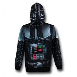 Blusa Jaqueta Masculina Traje Darth Vader Wars Geek Preta