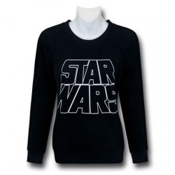 Blusa Moletom Masculina Logo Star Wars Geek Preta