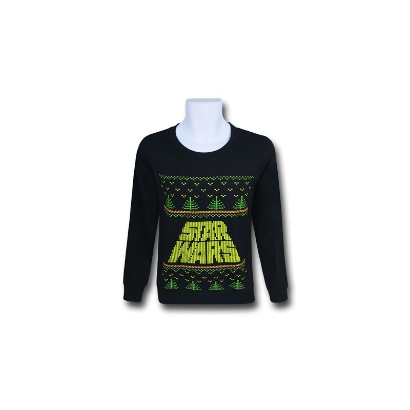 Sueter Blusa Moletom Masculina Logo Star Wars Geek Preta