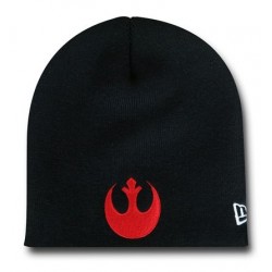 Gorro Touca Masculina Star Wars Preta Símbolo Aliança Rebelde