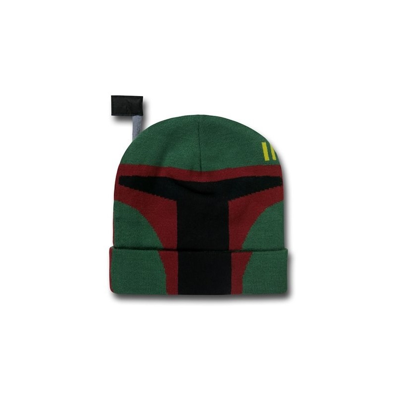 Gorro Touca Masculina Star Wars Preta Boba Fett