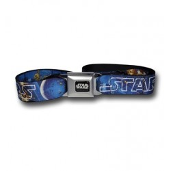 Cinto Masculino Star Wars Geek Azul