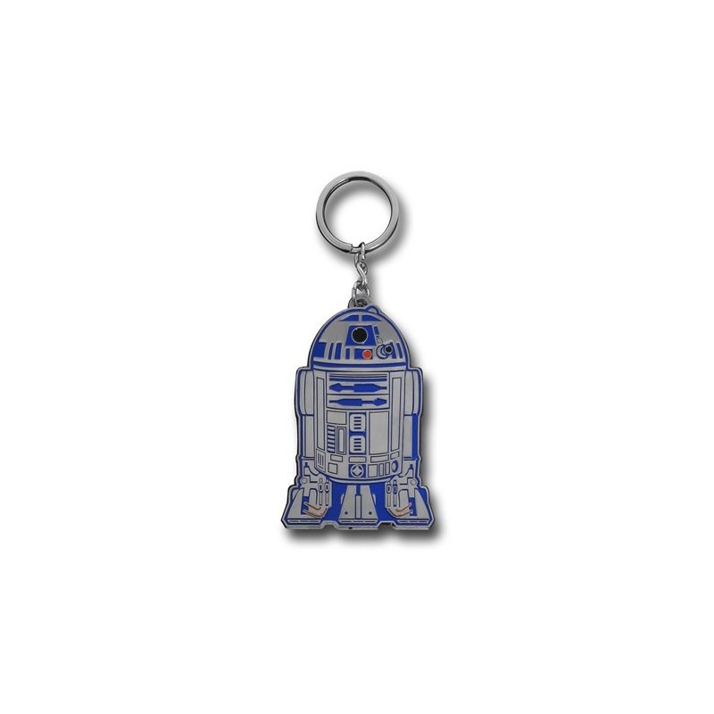 Chaveiro Geek Star Wars R2D2 Aço Inoxidável