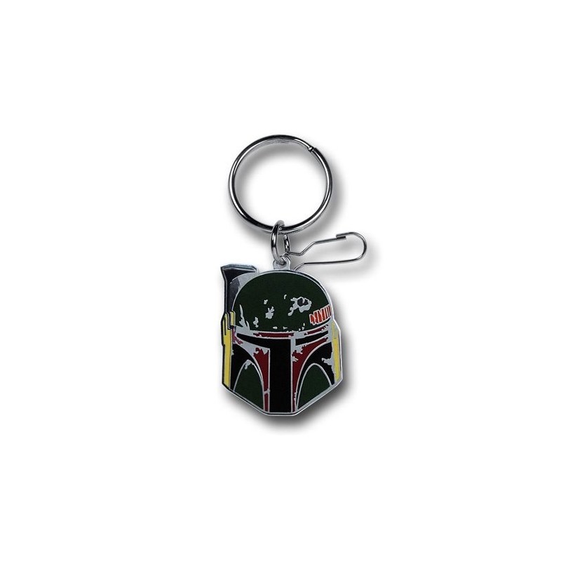 Chaveiro Geek Star Wars Boba Fett Aço Inoxidável