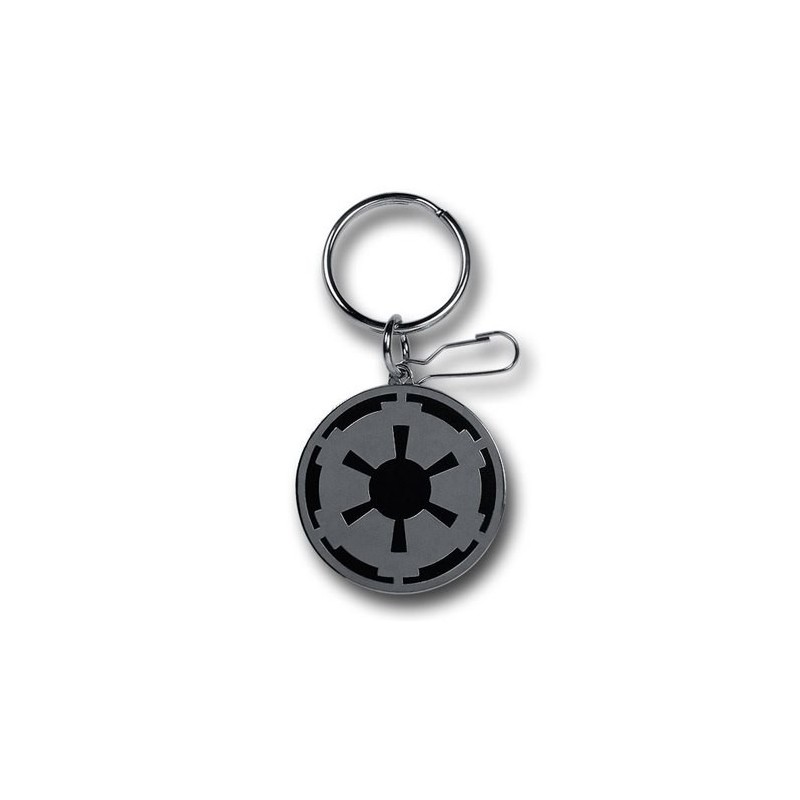 Chaveiro Geek Star Wars Símbolo Império Aço Inoxidável