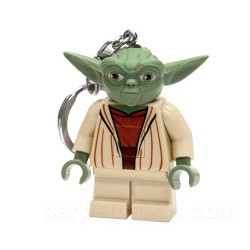 Chaveiro Logo Star Wars Mini Mestre Yoda com LED