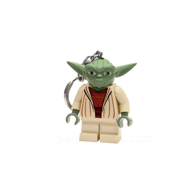 Chaveiro Logo Star Wars Mini Mestre Yoda com LED