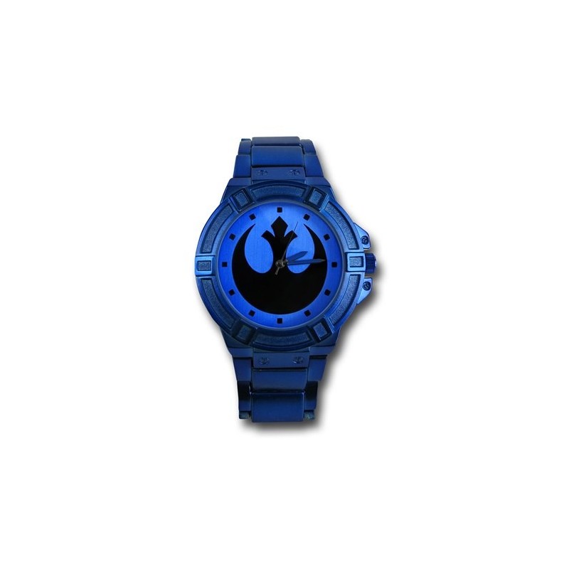 Relógio Masculino Analógico Aliança Rebelde Star Wars Pulseira Metálica