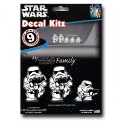 Adesivo Decal Automotivo Família Stormtrooper Star Wars