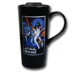 Caneca de Café com Tampa Star Wars Personagens