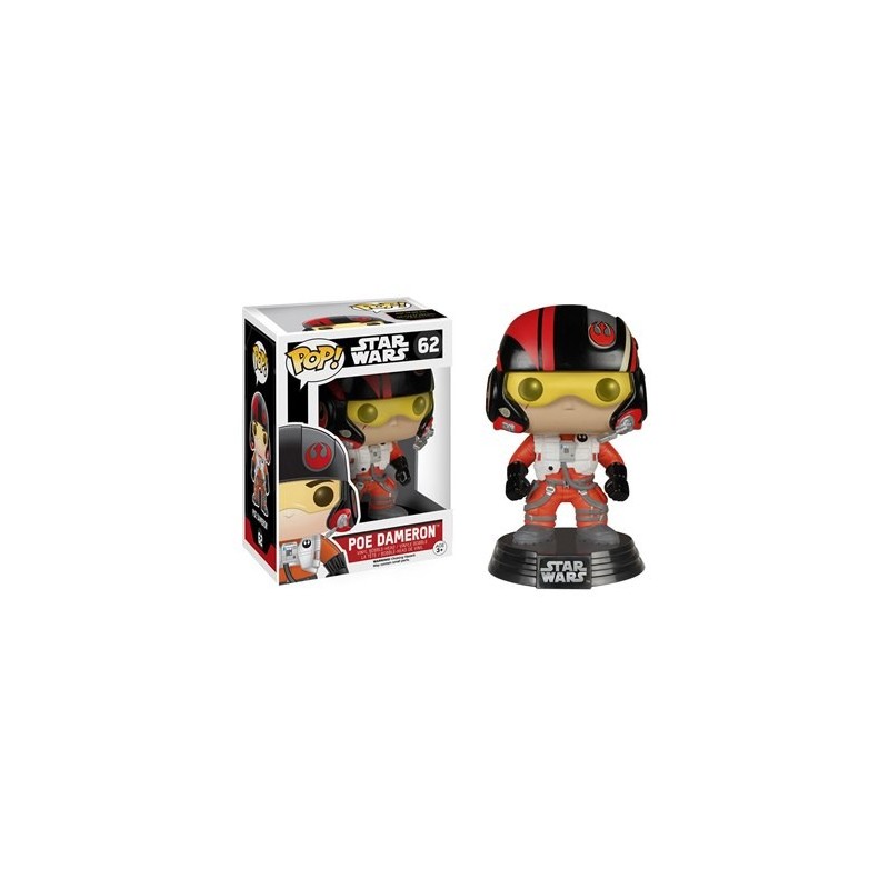 Mini Figura Boneco Poe Dameron Star Wars O Despertar da Força