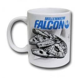 Caneca de Porcelana Star Wars Millennium Falcon