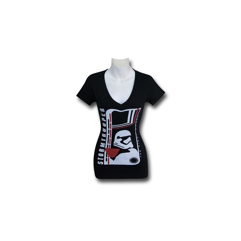 Blusa Camiseta Feminina Clone Trooper Star Wars Preta